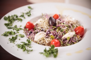 Salad from sprouts 