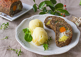 Meatloaf - Lentil Roll